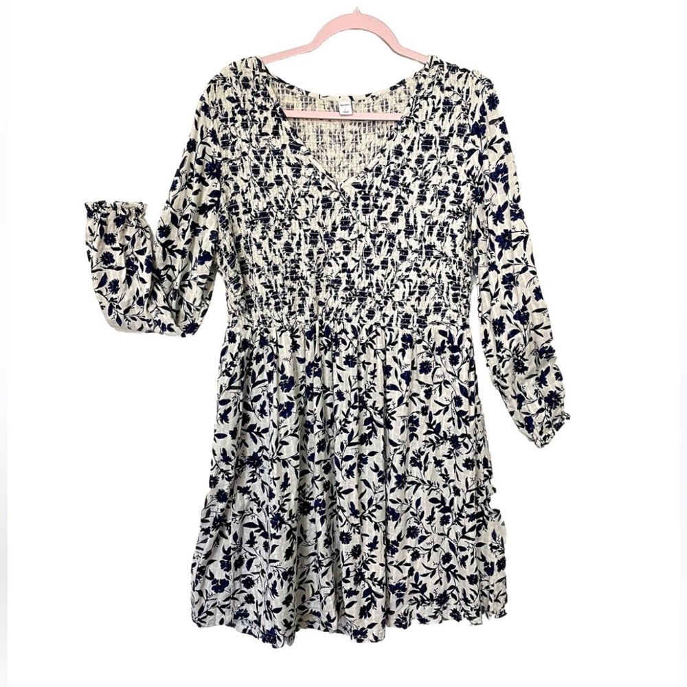 Floral long sleeve dress